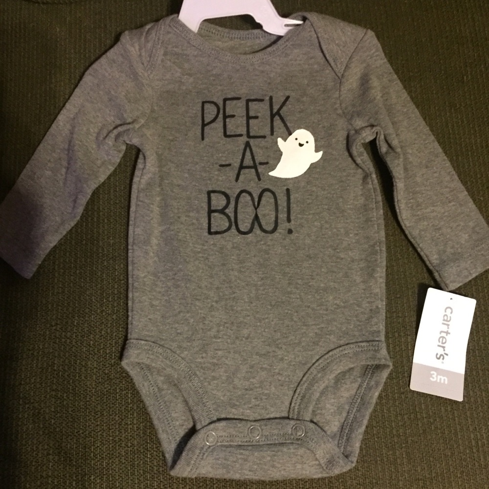 Peek A Boo Halloween Onecie